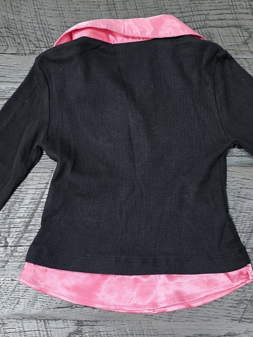 NWT Youngland Girls Pink Plaid Tulle-Trim Skirted Dress (Sz:6x) - Picture 5 of 6
